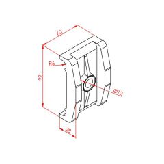 ÇİFT MİLLİ TUTUCU Ø12 MM