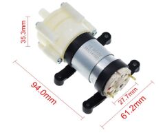 R385 DC6-12V Mini Akvaryum Su Pompası