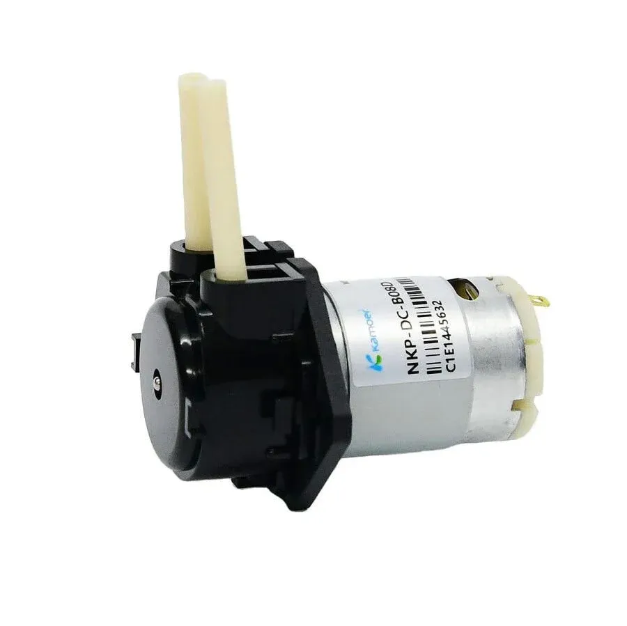 12V Peristaltik Sıvı Pompası - NKP-DC-B08D Siyah