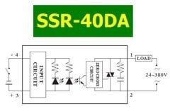 SSR-40DA Solid State Röle 40A