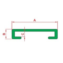 60'lık Yan Bariyer Plastiği (13x60)