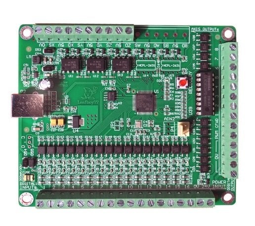 YENİ AKZ250 NPN 3 EKSEN USB MACH3 KONTROL KARTI İNTERFACE