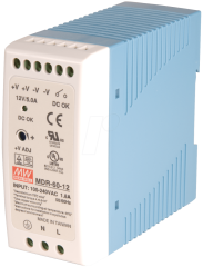 12Volt  5Amper MDR-60-12  Güç Kaynağı