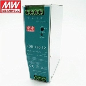 12V 10 Amper  EDR-120-12 ray tipi mean well Güç Kaynağı