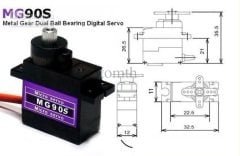 Mini Servo  MG90 METAL DİŞLİ  -B7