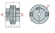 Flanşlı Disk Kaplin TEKLİ SDS