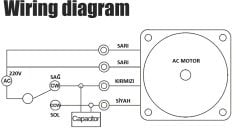 220V Ac  2,5 Rpm MG601