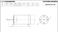 24V -3000 DEVİR 42mm DC MOTOR mg070