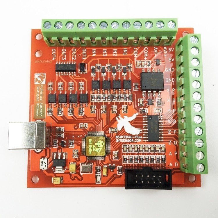 4 Eksen USB Kart 100KHZ mach3 uyumlu