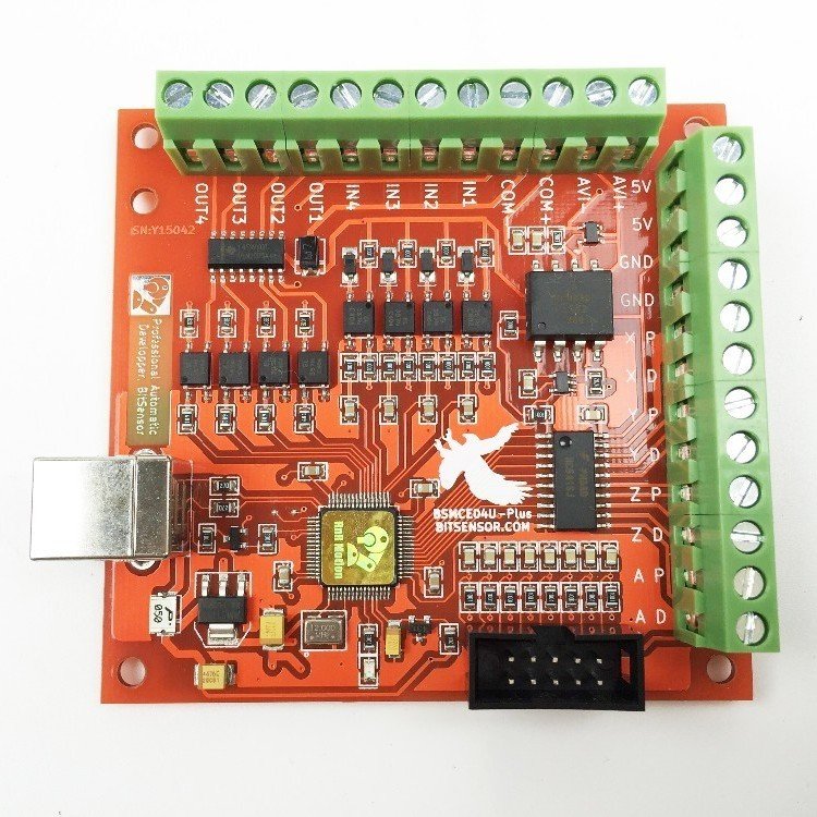 4 Eksen USB Kart 100KHZ mach3 uyumlu