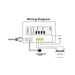 Dijital Led Ekranlı 6V-24V Arası 5 Amper PWM DC Motor Hız Kontrol Sürücü