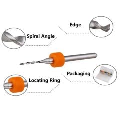 PCB Mini CNC Matkap Ucu 0.1-1mm 10'lu Set F3