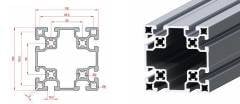 Sigma Profil LIGHT 100X100 - Kanal 10-(1metre)