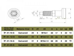 İNDEKSLEME PİSTON PİMİ YAYLI M20