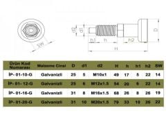 İNDEKSLEME PİSTON PİMİ DURMASIZ M16