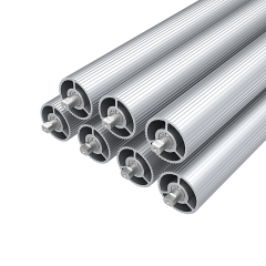 Ø50 Alüminyum Avare Rulolar Tırtıllı Ø50 x 290 Bant Altı Dönüş Rulosu