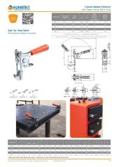 351-L Yatay Tabanlı Kilitli  Kancalı Toggle Clamp KUKAMET