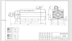 4,5 kw 18000 Rpm Spindle Motor ER32 (PENS KAPAK ANAKTAR SOKET DAHİL)