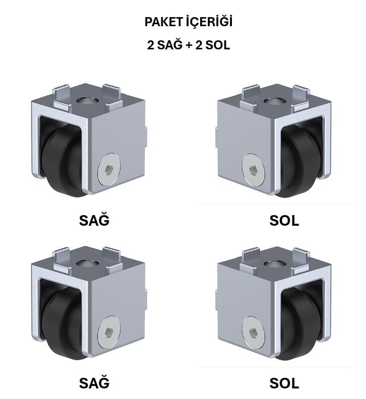 KANAL  SÜRGÜ SETİ 30X30 - KANAL 8
