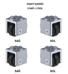KANAL SÜRGÜ SETİ 45X45 - KANAL 10 SETİ 2sağ 2sol