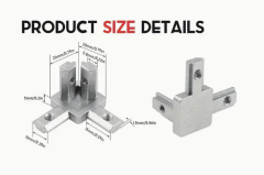 20X20 GİZLİ ÜÇ YÖNLÜ KÖŞE BAĞLANTI