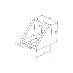 40x40 geniş Köşe Bağlantı