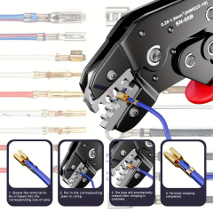 0.25-1.5MM Kablo Pabuç Sıkma Pensesi  SN-58B