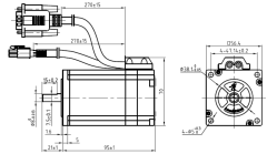 2.3nm enkoderli step motor cs-m22323