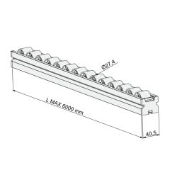 Makaralı Ray 40 mm - Ø24