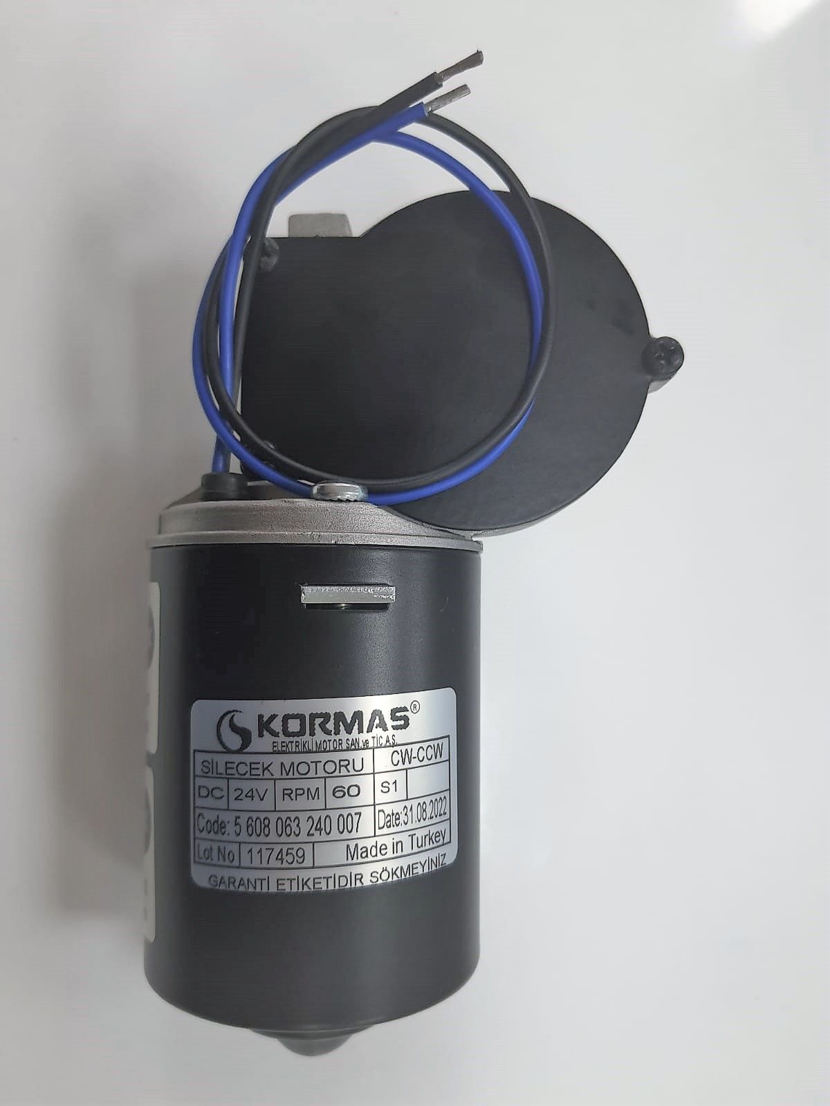 24VOLT 60 RPM CAM SİLECEK MOTORU 5 608 063 240