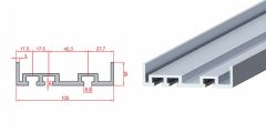 KONVEYÖR PROFİLİ  25x105 (1 metre)