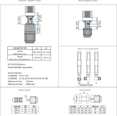 50x110 Lineer Kompakt Modül 1000mm strok