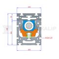 100x100 Lineer Vidalı Kompakt Modül