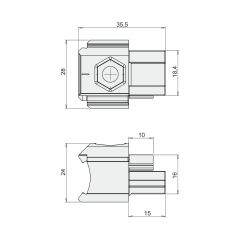 Kanal Bağlantı Parçası DKJ28-B05