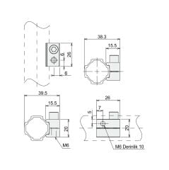 Montaj Bağlantı Parçası 2  DKJ28-A20