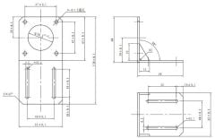 NEMA 23 STEP MOTOR TUTUCU FLANŞI BRAKET
