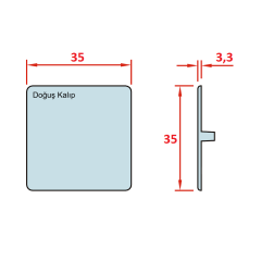35x35 LIGHT Profil Kapağı