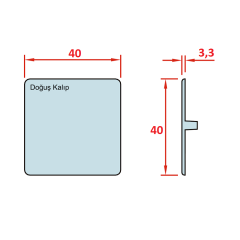 40x40 Profil Kapağı Kanal 8
