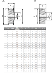 5M-15MM Triger Dişli Kasnak PULLEY