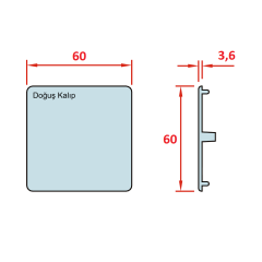60x60 Profil Kapağı