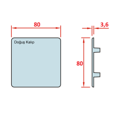 80x80 Profil Kapağı