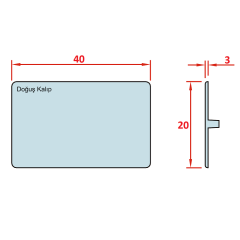 20x40 Profil Kapağı