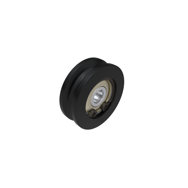 Ø30 U Kanallı Plastik Makara  DKE28-17