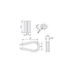Halat Bağlantı Klipsi  DKE28-20