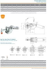 611 Q16 Pnömatik  Toggle Clamp kukamet
