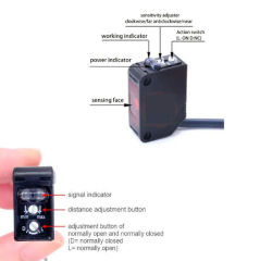 E3Z-D62 NPN Endüstriyel Fotoelektrik Cisim Sensörü