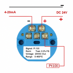 PT100 Sinyal çevirici modül 4-20mA Modül 400C