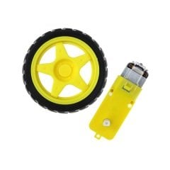 DC Motor ve Tekerlek Seti