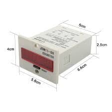 Dijital Ac/Dc 12-24V Fotoelektrik Parça Adet Sayıcı-Sayaç JDM11-6H