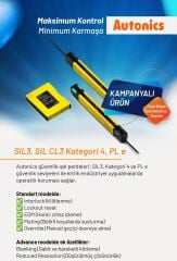 GÜVENLİK IŞIK BARİYERİ AUTONİCS 1METRE YÜKSEKLİ 5 METRE ALGILAMA MESAFESİ